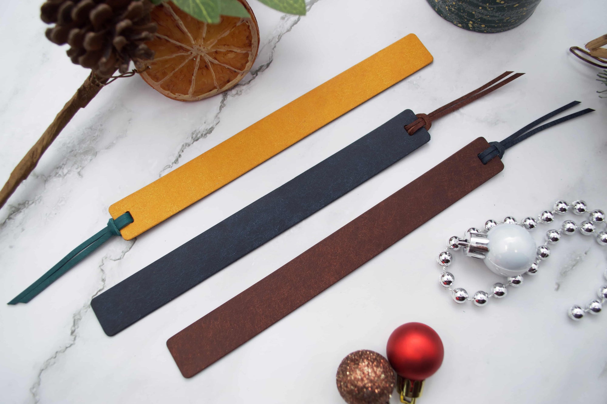 Leather Bookmark with Tassel