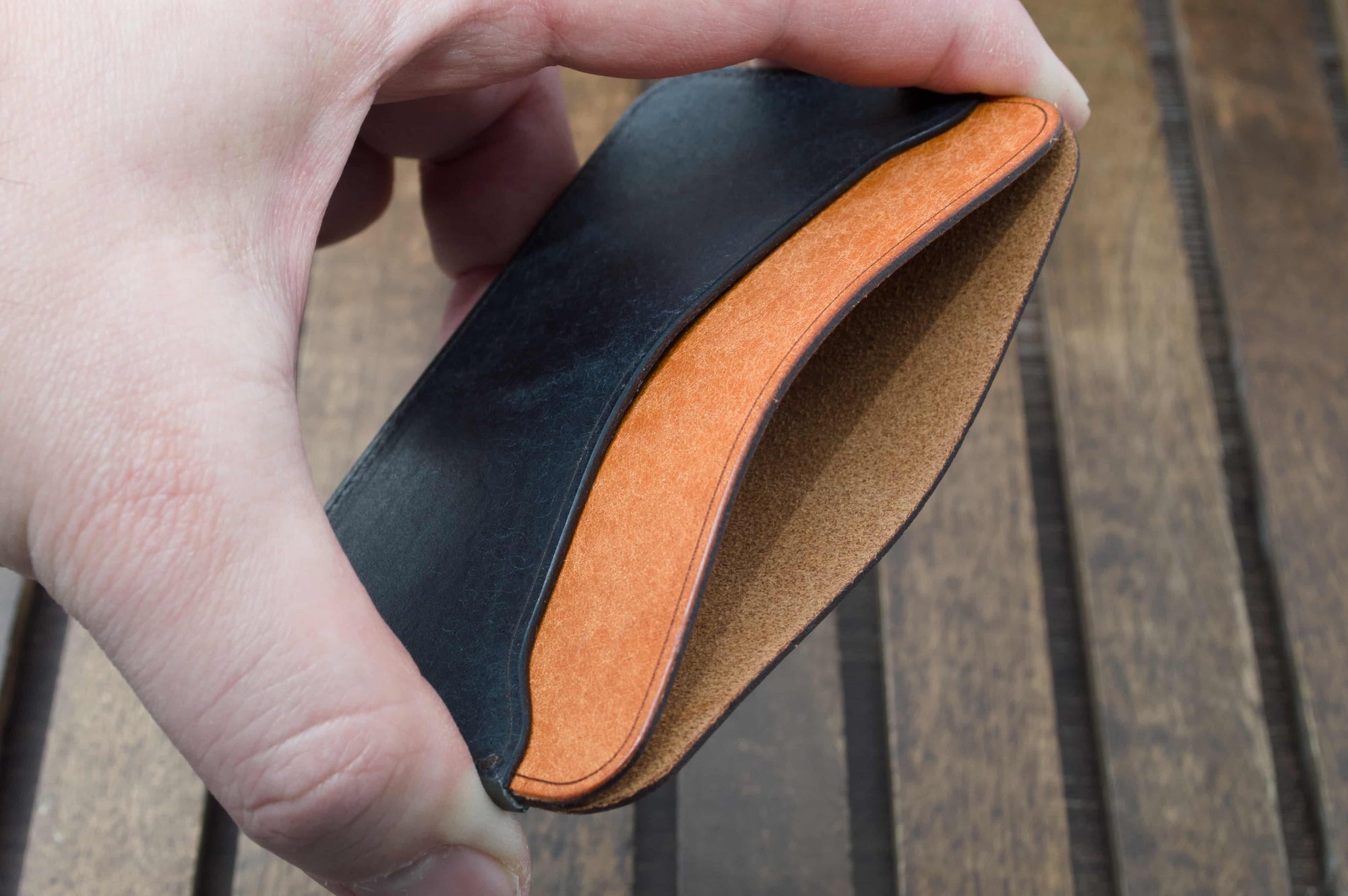 Compact Wallet - Split Monogram