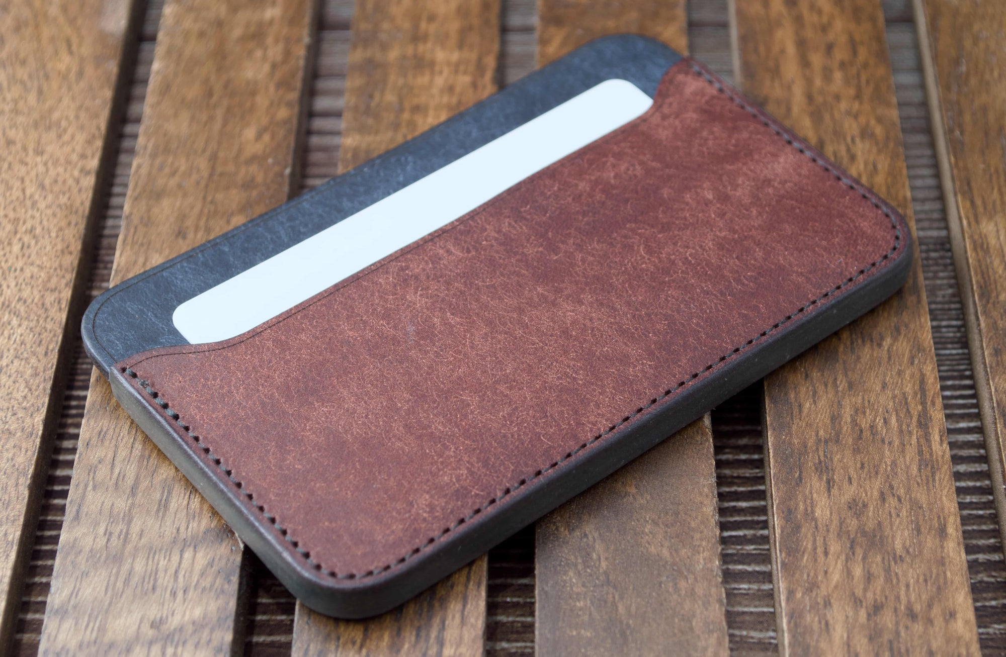 Compact Wallet - Split Monogram