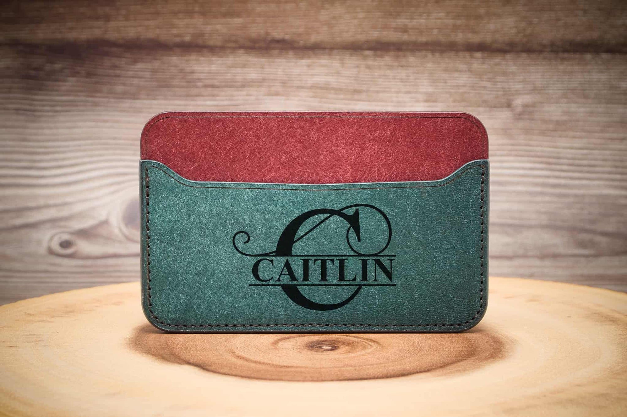 Compact Wallet - Split Monogram