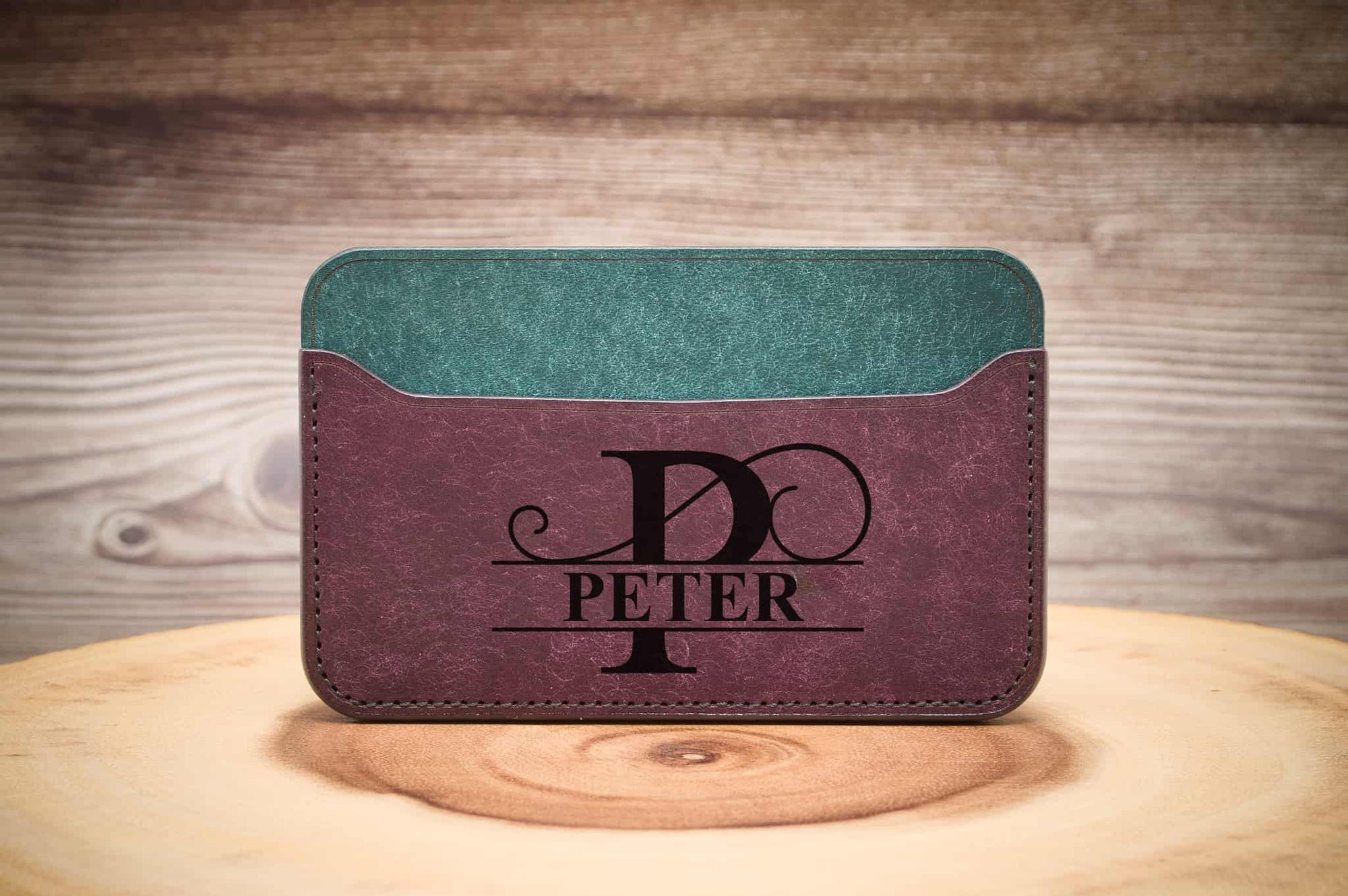 Compact Wallet - Split Monogram